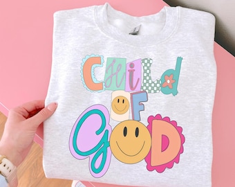 Child Of God DTF Transfer, Trendy Faith, Jesus, Ready to Press, Bible, DTF