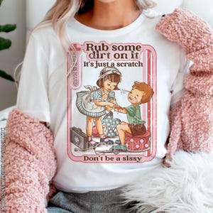 Rub Some Dirt on It Western DTF Transfer, Trendy Western, Cowgirls, Heat Transfer, Aztec, DTF, Western Stitching image 1