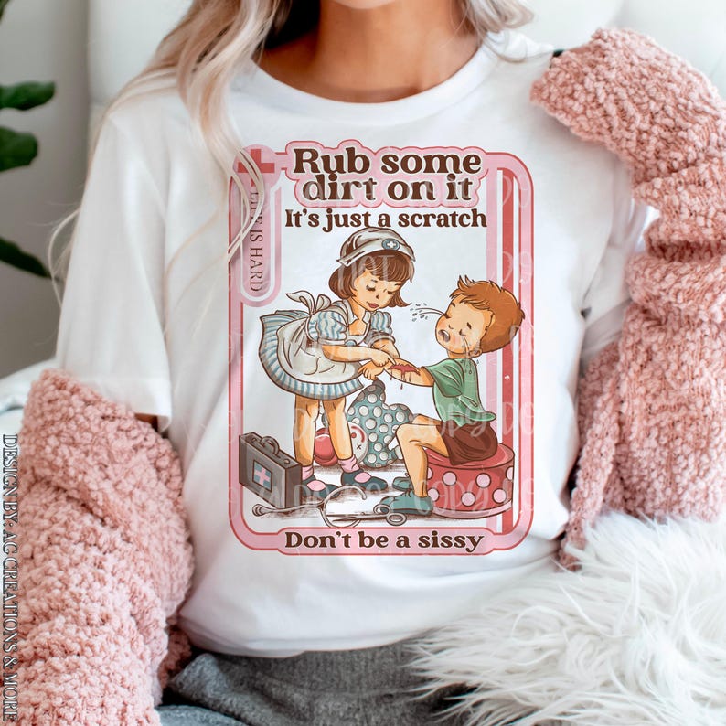 Rub Some Dirt on It Western DTF Transfer, Trendy Western, Cowgirls, Heat Transfer, Aztec, DTF, Western Stitching image 1