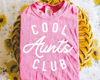 Cool Aunts Club DTF Transfer, Trending DTF, Funny, Family, Aunt, Ready to Press, Heat Transfer