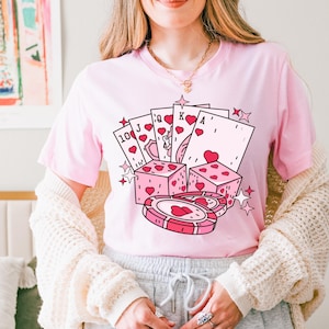 Casino Valentine's DTF Transfer, Vday, Trendy Valentines, Heat Transfer, Ready to Press, DTF image 1