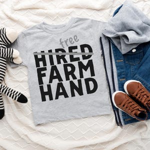 Free Farm Hand DTF Transfer,DTF, Western, Ready to Press, Heat Transfer,Cattle,Harvest,Farm Hand,Roam,Cowboy image 1