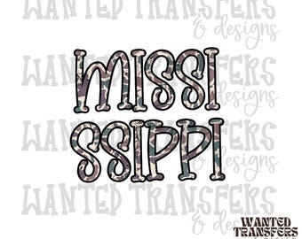 Camo State Mississippi 2 PNG Digital Nedladdning, Trendigt Kamouflage, Resa, Snödställd, Vintage, Semester, Duck Camo, Omedelbar Nedladdning