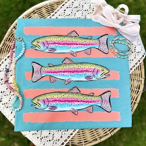 Trout DTF Transfer, Trendy Summer, Hotter Than, Later, Gator, Trendy Summer DTF, Summertime, Heat Transfer image 1