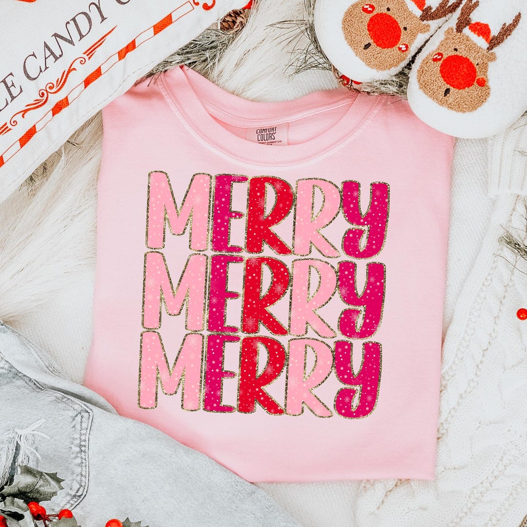 Oh So Merry Glitter Tee main image 0