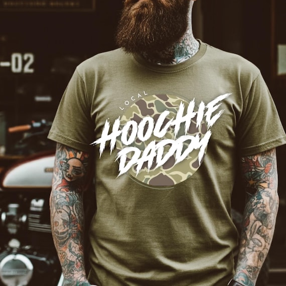 Local Hoochie Daddy DTF Transfer, Trendy Men’s, Funny, Snarky, Hoochie Daddy, Beard, DTF, Ready to Press, Heat Transfer