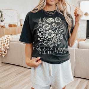 God Is Good (White) DTF Transfer, Trendy Faith, Jesus, Pray, Religious, Christian, DTF, Heat Transfer image 1