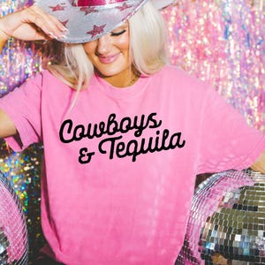 Cowboys & Tequila Western DTF Transfer, Trendy Western, Cowgirls, Trasferimento termico, Aztec, DTF, Cuciture Western