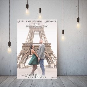 Panneau en mousse personnalisé | Poster personnalisé | Impression personnalisée pour événementiel en carton mousse | Panneau de bienvenue | Faire-part | Enseigne pour mariage en carton mousse