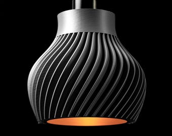 Lampada a sospensione Ridged - Moderna / Minimalista / Unica