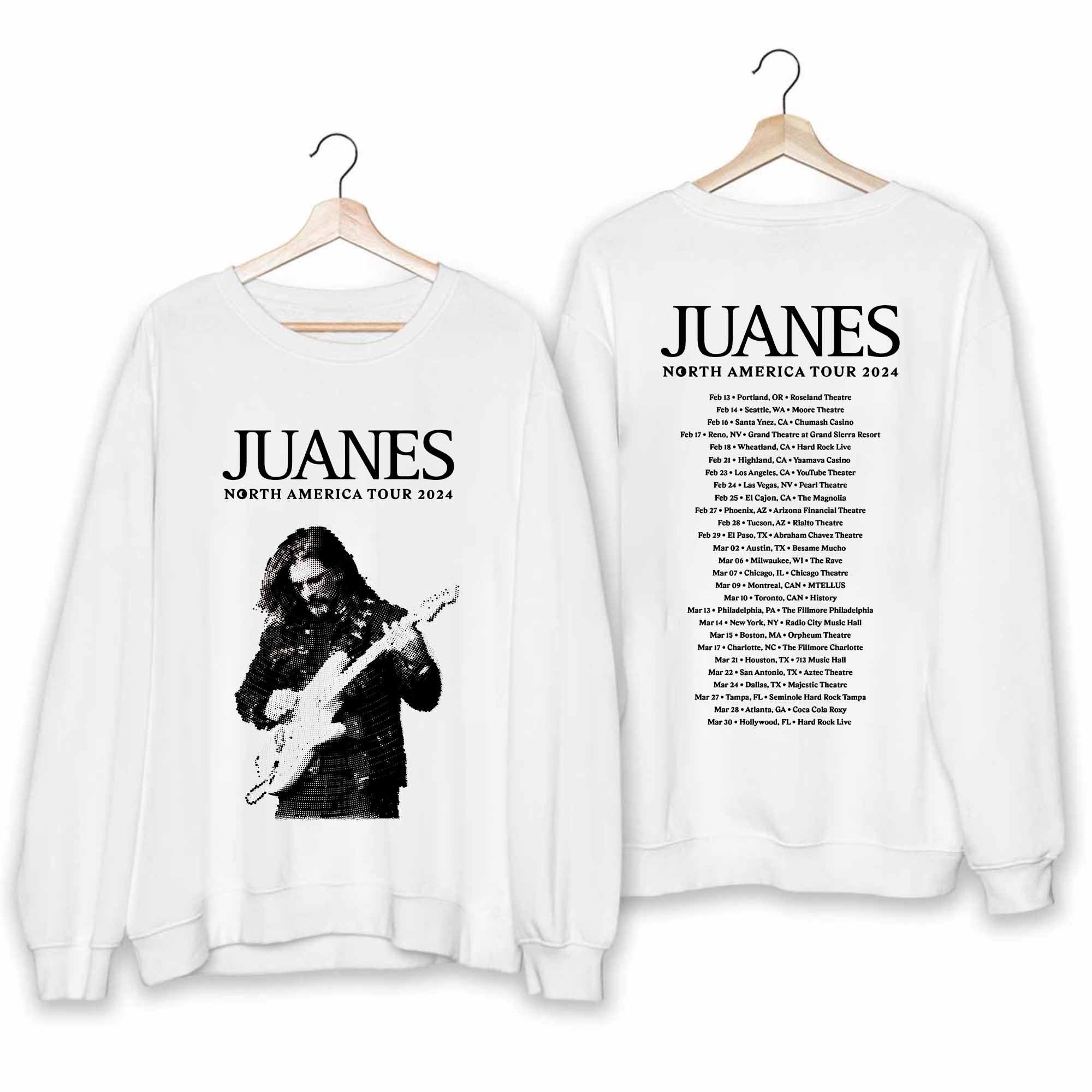 Juanes North American 2024 Tour Shirt, Juanes Fan Shirt