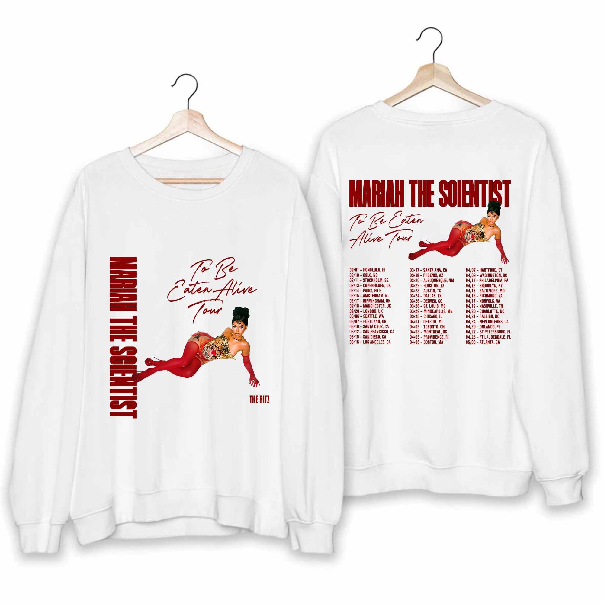 Mariah The Scientist - To Be Eaten Alive Tour 2024 Shirt