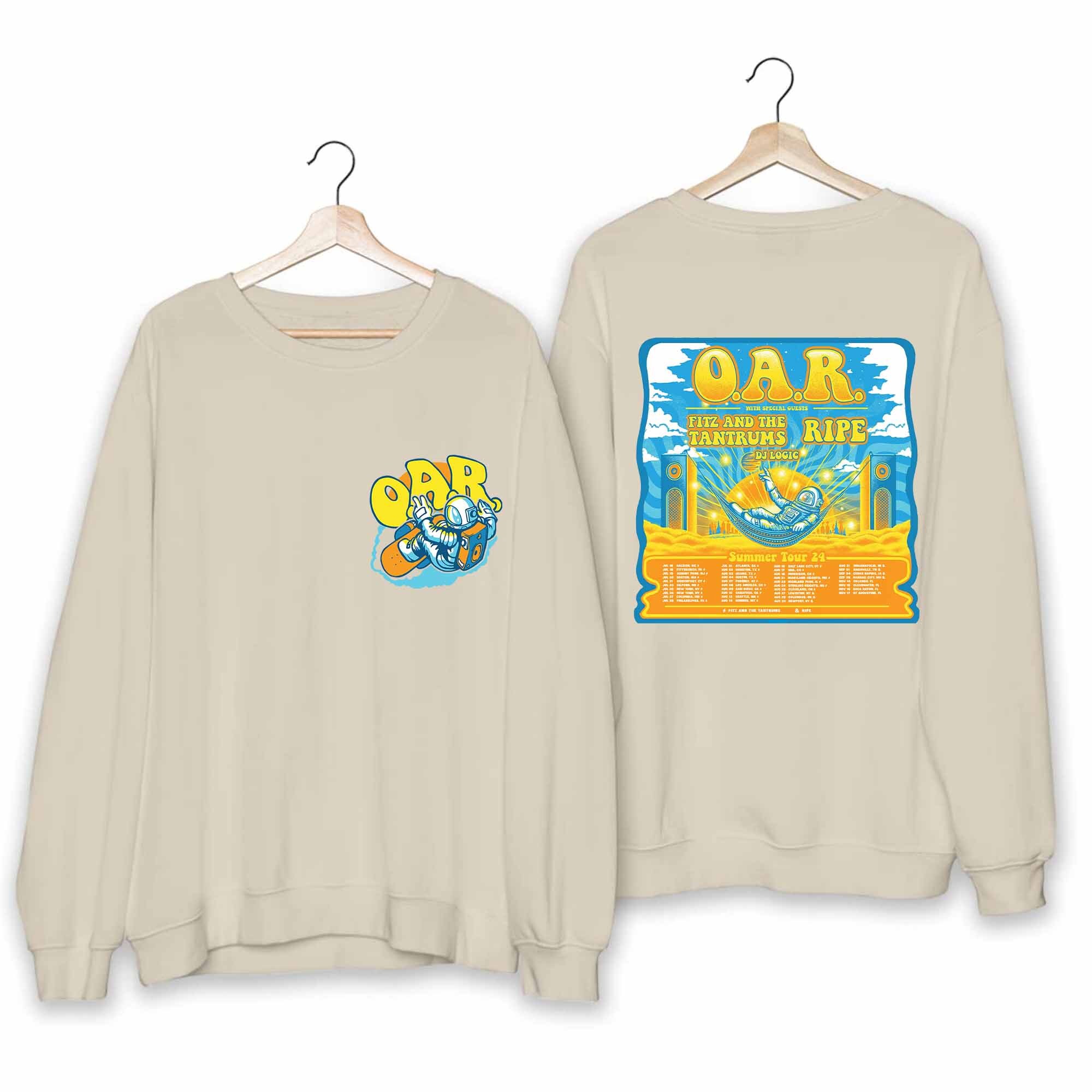 O.A.R Summer Tour 24 Shirt, O.A.R Band Fan Shirt