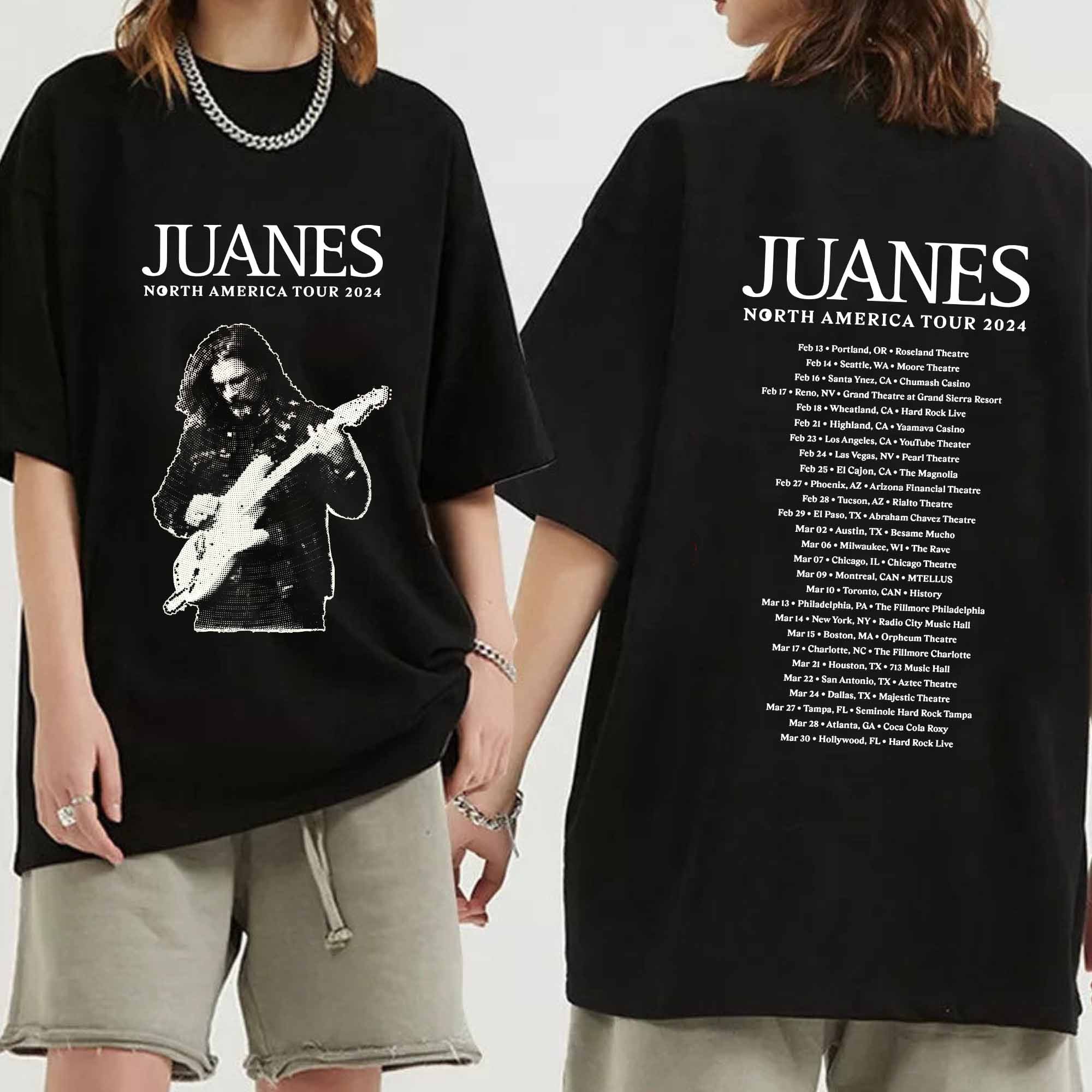 Juanes North American 2024 Tour Shirt, Juanes Fan Shirt