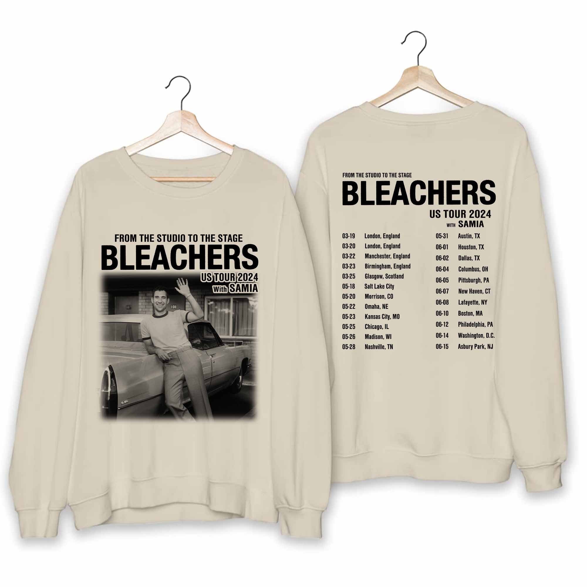 Bleachers US Tour 2024 Shirt, Bleachers Fan Shirt, Bleachers Concert