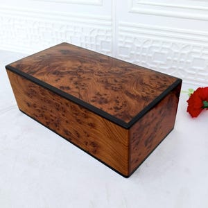 10&quot;x6&quot; Moroccan jewellery burl thuya Box,non-lockable wooden burl box,memory organizer,Decorative Storage Box For Women,jewelry boxes