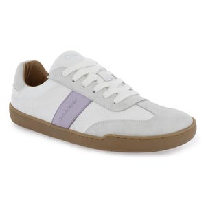 Oak & Hyde Juniper Womens Leather Barefoot Trainers - White Lilac