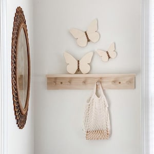 Wooden Butterflies- Wall decorations- Nursery decor- Butterfly Themed Baby shower- Neutral Butterfly