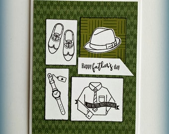 Pick 1 - Father's Day Cards Handmade (A2 size) - FREE Shipping | The Leaf Studio
