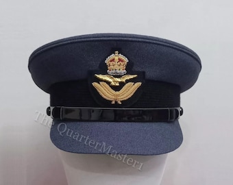 RAF Royal Air force officer No:1 dress Cap/ Hat with RAF Badge Hand Embroidered ( Brand new Hat)