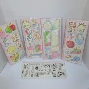 LOTE DE 5 pegatinas gigantes para cenador de CREATIVE MEMORIES