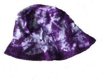 Tie Dyed Ultraviolet Infant Baby Hippie Floppy Hat