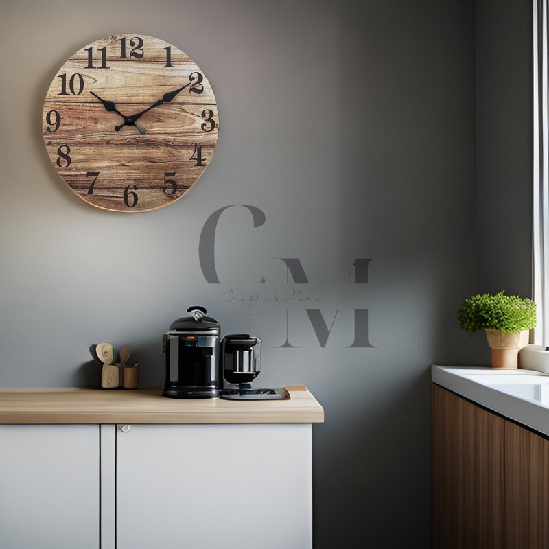 Rustic Wall Clock - Etsy