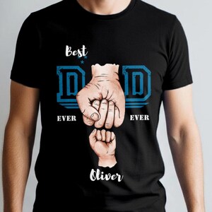 Personalisiertes Vatertags-Shirt • Bestes Dad T-Shirt • Bestes Dad überhaupt Geschenk • Vatertagsgeschenk von Kindern • Benutzerdefiniertes Dad T-Shirt• Kostenloser US-Versand
