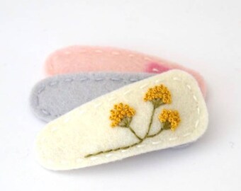 soft hair clips for babies