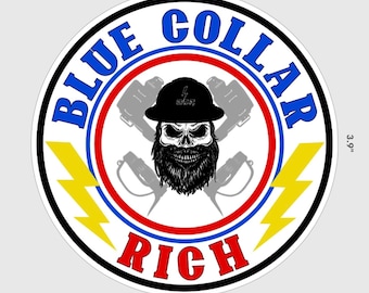 Adhesivo de vinilo de cuello azul de liniero de 3,9 x 3,9 pulgadas, liniero barbudo, ganchos de escalada en el fondo, liniero oficial, liniero aprendiz.