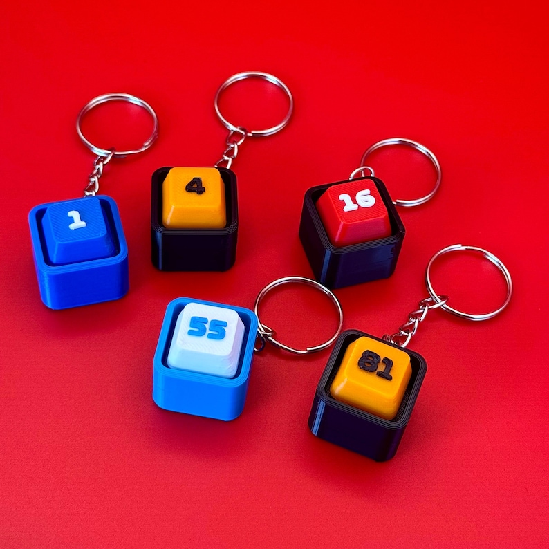 Formula 1 Keychain With Driver Number, Clicky Mechanical Keyboard ...