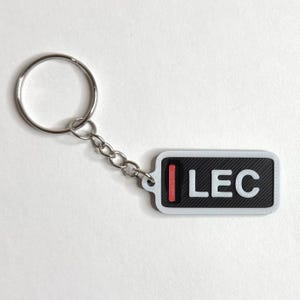 F1 Charles Leclerc Keychain Name Abbreviation | F1 Driver Keychain