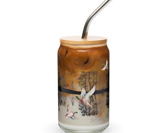 Duck Life Can-shaped glass