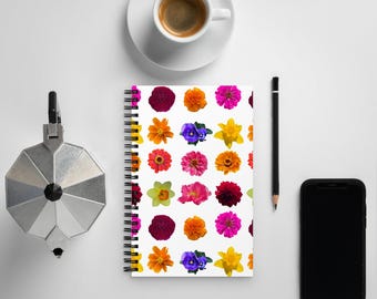 Blooms Spiral notebook