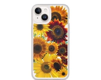Sunflowers MagSafe® clear case for iPhone®