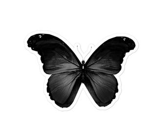 Black Butterfly Sticker