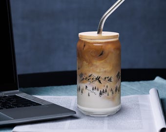 Bigfoot Can-shaped glass