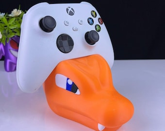 3D-geprinte Charizard-controllerstandaard: gamerbureauhouder