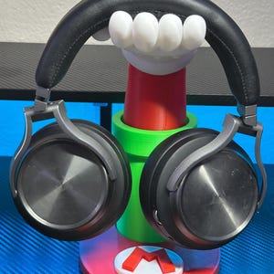 Support pour casque et manette Super Mario | Décoration de jeu, Organiseur de bureau, Cadeau pour joueur, Accessoires de jeux vidéo