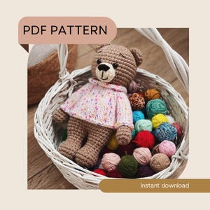 Knitting Pattern Basic Sweater for Simon the Bear or Another Toy