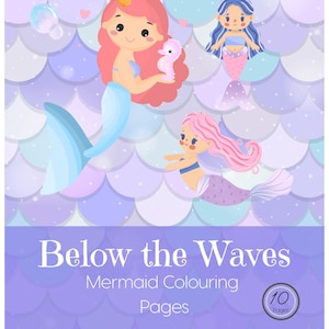 Mermaid Colouring / Colouring Pages!