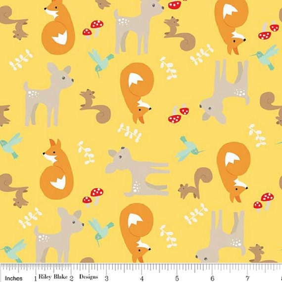Fox Fabric - 100% Cotton Riley Blake
