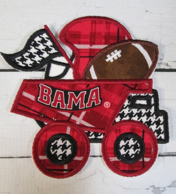 Cheer Truck, Sports, Truck, Team Spirit, Football, Iron On Applique Patch, Sew On, Custom Made, Embroidered, Patches
