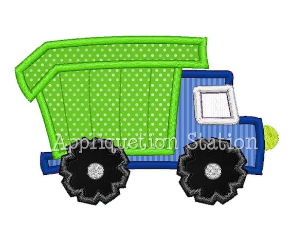 Construction Vehicles - Iron On, Sew On, Glue On Embroidered Appliques