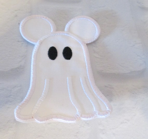 Halloween Ghost Iron On Applique Patch, Halloween, Ghost, Girl, Boy, Patches, Custom Made, Handmade, Sew On, Glue On