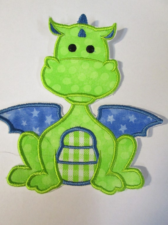 Dragon - Iron On or Sew On Embroidered Applique