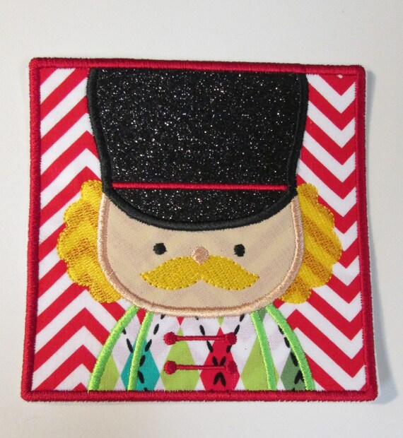 Christmas Nutcracker Box - Iron on or Sew on Applique