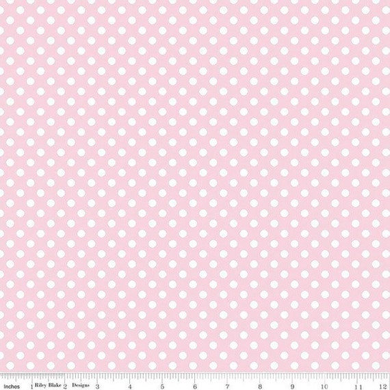 Riley Blake Small Dot Fabric by The Yard - Fabric 100% Cotton Fabric, Baby Pink, Lavender, Purple, Teal, Green, Lime, Gray, And More