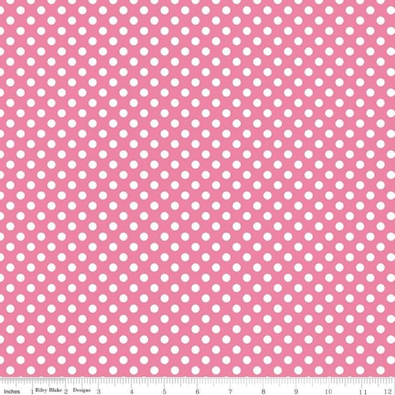 Riley Blake Small Dot Fabric by The Yard - Fabric - 100% Cotton Fabric - Quilting - Sewing