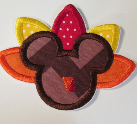 Iron On Applique - Mouse Turkey